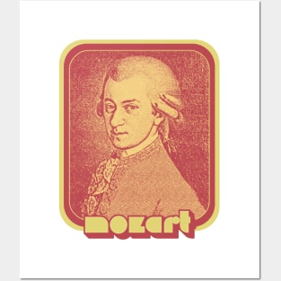 Wolfgang Amadeus Mozart // Retro Aesthetic Fan Art Design Posters and Art